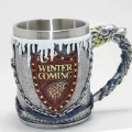 BUĞZ Game Of Thrones Tasarımlı 3d Çelik Kupa Bardak Alk4369