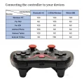 BUĞZ Gamepad Bluetooth bağlantılı siyah kablosuz joystick PC uyumlu telefon tutuculu - Elektronik