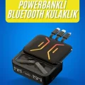 BUĞZ Gaming Bluetooth Kulaklık Dahili Powerbank Kablolu Düşük Gecikmeli Bluetooth 5.2 - BUĞZ