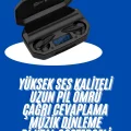 BUĞZ Gaming Kulaklık Bluetooth 5.2 Kablosuz Kulakiçi Rgb Işıklı Çift Mikrofonlu Yeni Nesil