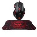 BUĞZ Gaming Mouse Mousepad Seti 3 DPI Ayarı ve LED Işıklı Ergonomik Yapı - BUĞZ