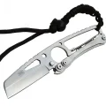BUĞZ Gear Hit Cutter Tx01 Outdoor Kamp Bıçağı Metal 19 Cm - İpli Sap, Kılıflı