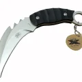BUĞZ Gear Kargo X 0485 Tırtıklı Karambit Outdoor Bıçak 20 Cm - Kılıflı
