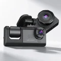 BUĞZ Gece Görüşlü 3 Kameralı Araç İçi Kamera Geri Görüş Destekli Dashcam