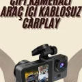 BUĞZ Gece Görüşlü DVR 3 Lensli Araç İçi Sürüş Kamerası Video Kaydedici - Lisinya
