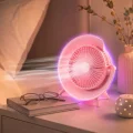 BUĞZ Gece Lambalı Renk Değiştiren Masaüstü Fan