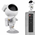 BUĞZ Gece Lambası Astronot Bluetooth Hoparlörlü Galaksi Işık Projektörü