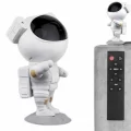 BUĞZ Gece Lambası Astronot Bluetooth Hoparlörlü Galaksi Işık Projektörü - BUĞZ