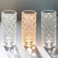 BUĞZ Gece Lambası Kristal Lamba Dokunmatik Şarjlı Hediyelik