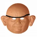 BUĞZ Gerçekçi Yaşlı Adam Maskesi – Lateks Görünümlü Plastik Korku Maskesi