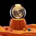 BUĞZ Gezegen Dünya Tasarımlı Usb&039li Dönen Cam Küre