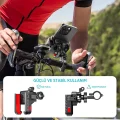 BUĞZ Gidon Bağlantılı 360° Derece Ayarlanabilir 3.5”-7.2” Uyumlu Motosiklet Bisiklet Telefon Tutucu