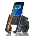 BUĞZ Gidon Bağlantılı Bisiklet Motosiklet İçin Esnek Abs 4-7.8″ İnç Telefon Tutucu 360° Dönebilen Tasarım
