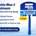 BUĞZ Gillette Blue 2 Maximum Tek Kullanımlık Tıraş Bıçağı 1 Adet
