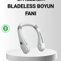 BUĞZ Giyilebilir Boyun Fanı 360° Dairesel Rüzgar ve 5 Kademeli Hız Ayarlı