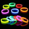 BUĞZ Glow Kalın Bileklik 12’li Set | Baskıya Uygun Renkli Model