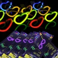 BUĞZ Glow Kalpli Fosforlu Gözlük 6’lı Renkli Set – Neon Parti