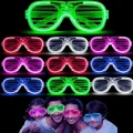  Glow Model 3 Farklı Fonksiyonlu Işıklı Panjur Parti Gözlüğü Karışık Renk 12 Adet