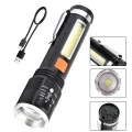 BUĞZ Gold Orion Km-102 4 Modlu Tip-c Şarjlı Zoomlu Taktikal El Feneri