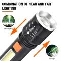 BUĞZ Gold Orion Km-102 4 Modlu Tip-c Şarjlı Zoomlu Taktikal El Feneri