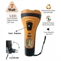 BUĞZ Gold Silver Gs-4275 7 Watt Cob Aydınlatmalı Şarjlı El Feneri