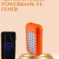  Gold Silver Güneş Enerjili Powerbank Işıldak – 10000 mAh, Taşınabilir, Suya Dayanıklı, 32 LED