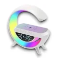BUĞZ Google Dijital Kablosuz Şarj Özellikli Bluetooth Hoparlör Gece Lambası
