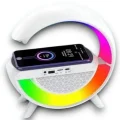 BUĞZ Google Dijital Kablosuz Şarj Özellikli Bluetooth Hoparlör Gece Lambası