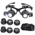BUĞZ Gözlük Modeli 10x 15x 20x 25x Lens,2led Işıklı,büyüteç
