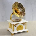 BUĞZ Gramafon Müzik Kutusu Beyaz Alk3790