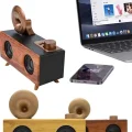 BUĞZ Gramafon Nostaljik Radyo Yüksek Ses Kalitesi USB TF Kart Aux