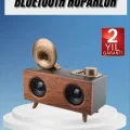 BUĞZ Gramafon Radyo Bluetooth Hoparlör Nostaljik Radyo FM Radyo - Lisinya