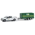  Greenlight 1/64 2018 Ford F-150 XLT with Double-Axle Dump
