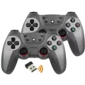 BUĞZ Gri bluetooth bağlantılı kablosuz gamepad 2 adet PC uyumlu garantisiz - Elektronik