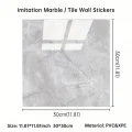 BUĞZ Gri Mermer Desen Duvar Sticker (30*30)