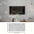 BUĞZ Gri Mermer Desenli Alüminyum Plastik Duvar Sticker