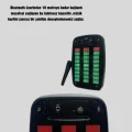 BUĞZ GTS 1793 Kablosuz Bluetooth Hoparlör 6.5 İnç Işıklı ve Güçlü Bass
