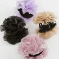 BUĞZ Gül Tüllü Mandal Toka 8 cm