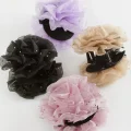 BUĞZ Gül Tüllü Mandal Toka 8 cm