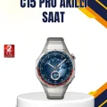 BUĞZ Gümüş Akıllı Saat 46mm Kasa
