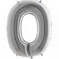  Gümüş Rengi Folyo Balon 1 Metre