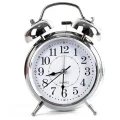  Gümüş Renk Metal Çalar Masa Saati