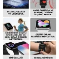 BUĞZ Gümüş ve Siyah Renkli Akıllı Saat: 1.9 İnç Ekran, GPS, NFC ve Suya Dayanıklı Özellikler