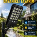 BUĞZ Güneş Enerjili Dış Mekan LED Lambası Geniş Aydınlatma Açılı Akıllı Sokak Lambası