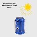 BUĞZ Güneş Enerjili Katlanabilir Kamp Feneri – USB Şarjlı, Hafif ve Çok Fonksiyonlu