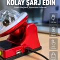 BUĞZ Güneş Enerjili LED Disco Lamba Şarjlı RGB Parti ve Dekoratif Aydınlatma Lambası