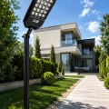 BUĞZ Güneş Enerjili LED Duvar ve Direk Lambası Suya Dayanıklı Akıllı Aydınlatma