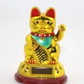 BUĞZ Güneş Enerjili Pati Salayan Şans Kedisi ( Maneki Neko ) Alk2931