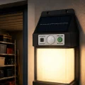 BUĞZ Güneş Enerjili Sensörlü Solar Aplik Dış Mekan Kapı Bahçe Balkon Garaj Duvar Işığı