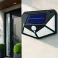 BUĞZ Güneş Enerjisi ile Şarj Olan Hareket Sensörlü 3 Modlu LED Dış Mekan Duvar Aydınlatması